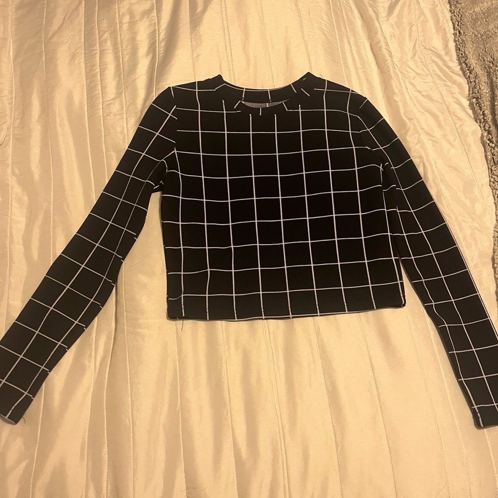 Striped crop top